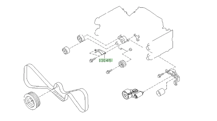 RCM Guide De Courroie Distribution SUBARU IMPREZA GT WRX STI