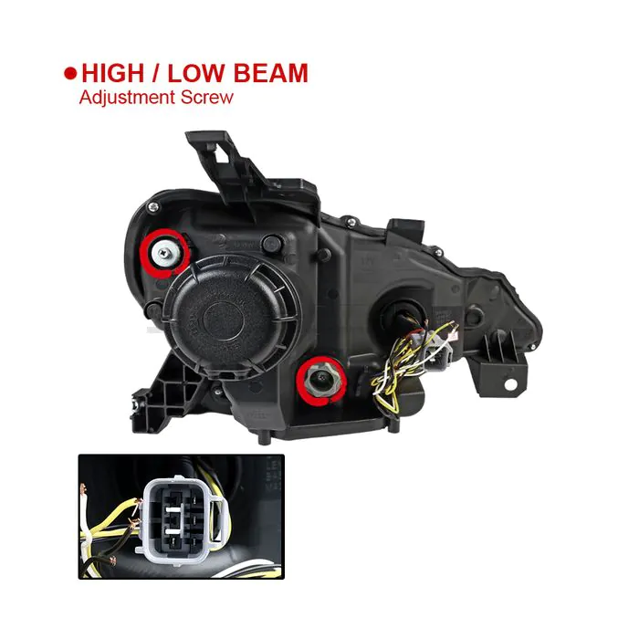 SK-Import Phares Avants LED Bar Avec feux clignotants séquentiels Brillant(e) Noir Toyota GT86