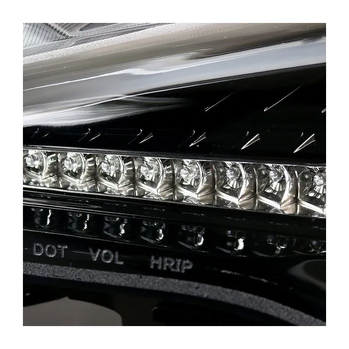 SK-Import Phares Avants LED Bar Avec feux clignotants séquentiels Brillant(e) Noir Toyota GT86