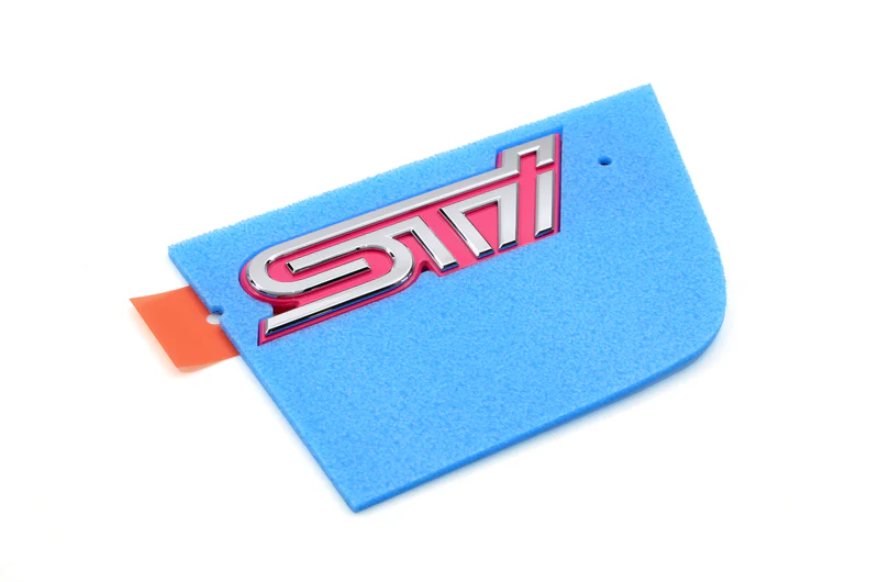 SUBARU Logo Rose De Malle Coffre Authentique STI 2001-2004