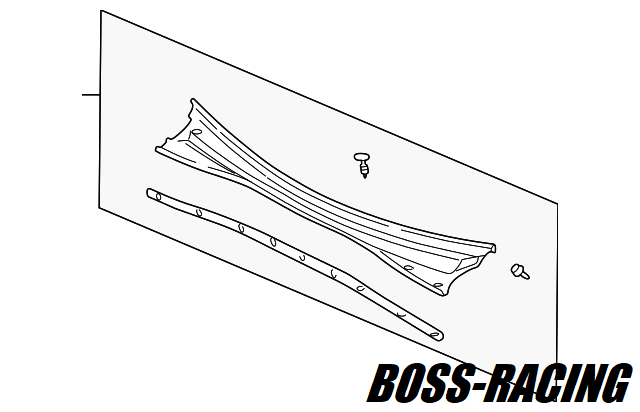 SUBARU Cache De Baie De Pare Brise IMPREZA GT 1997-2000