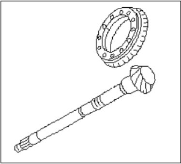 SUBARU Couple Conique Avant Différentiel Des IMPREZA GT 1993-2000 et WRX 2001-2005