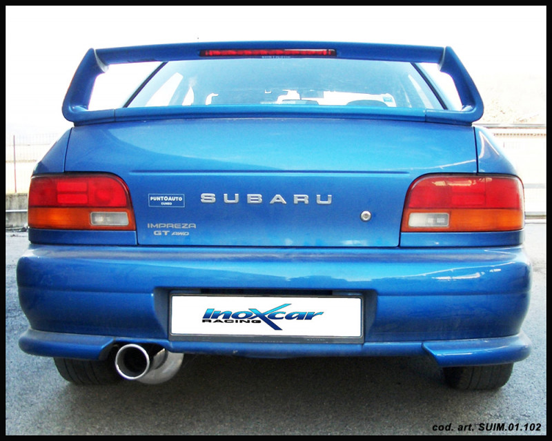 INOXCAR SILENCIEUX ARRIERE 101 RALLY POUR SUBARU IMPREZA GT et P1 1993-2000