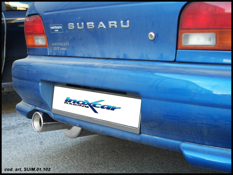 INOXCAR SILENCIEUX ARRIERE 101 RALLY POUR SUBARU IMPREZA GT et P1 1993-2000