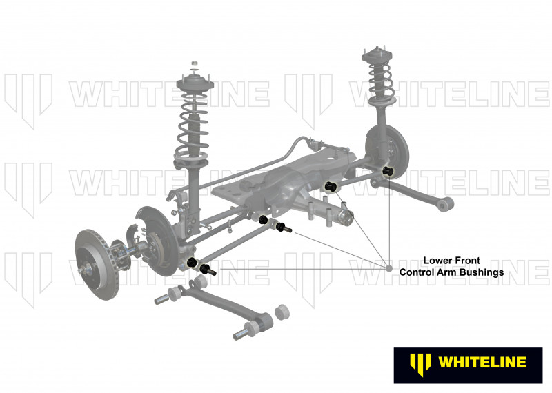 WHITELINE Kit Silent Bloc Tirant Latéraux Arrière SUBARU IMPREZA GT 1993-2000 WRX Et STI 2001-2007