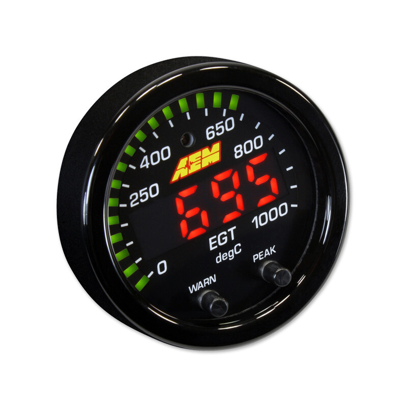 AEM X-Series EGT Température Echappement Manomètre 52mm Et Sonde
