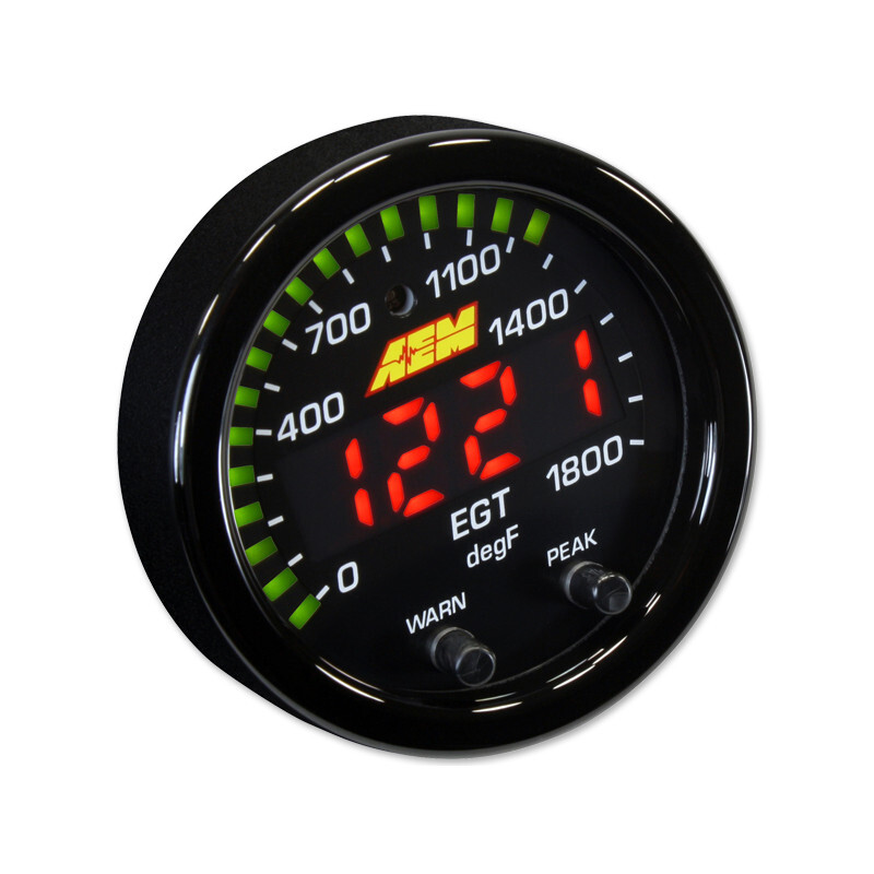 AEM X-Series EGT Température Echappement Manomètre 52mm Et Sonde