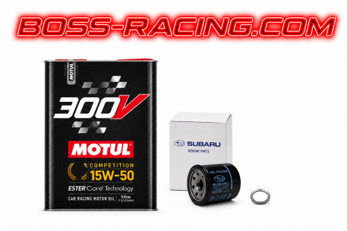 MOTUL 300V 15W50 Compétition Pack Vidange 5 Litres SUBARU IMPREZA