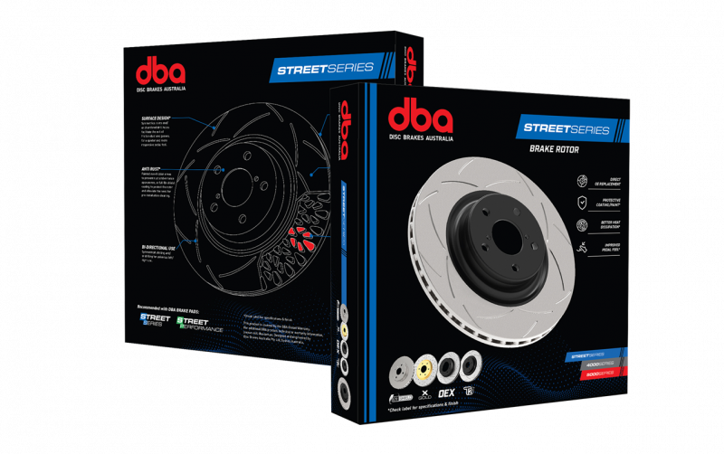 DBA Series 4000 Lisse Disque Frein Avant SUBARU IMPREZA STI 2001-2017
