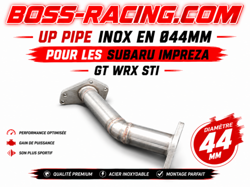 Up Pipe Inox En Ø44mm Pour Les SUBARU IMPREZA GT WRX STI