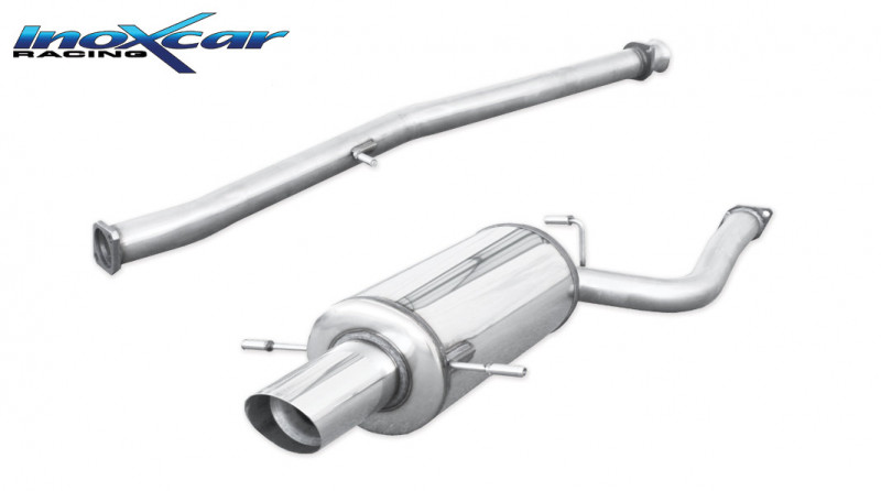 INOXCAR Cat-Back Ligne Échappement 100 RACING POUR SUBARU IMPREZA GT et P1 1993-2000