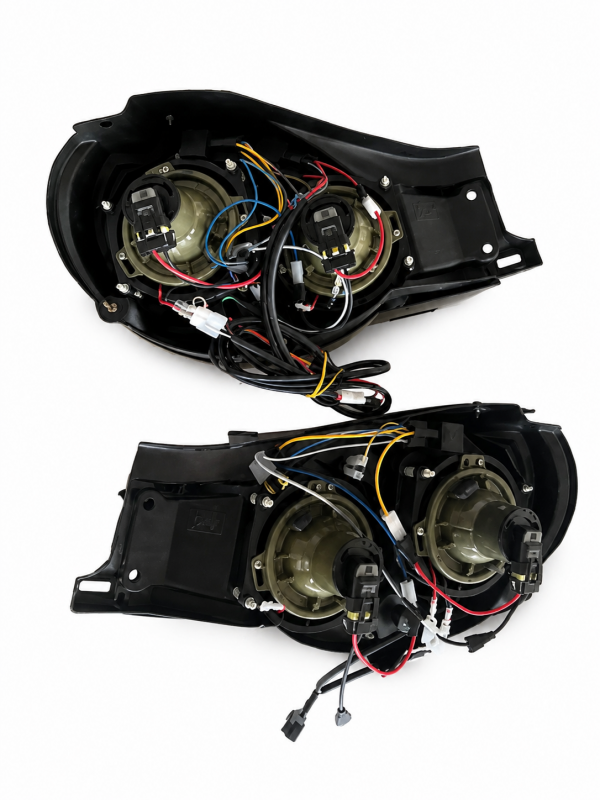 MORETTE Paire De Phare Avant Black Edition Pour Les SUBARU IMPREZA WRX 2001-2002