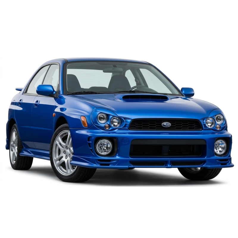 MORETTE Paire De Phare Avant Chromé Pour Les SUBARU IMPREZA WRX 2001-2002