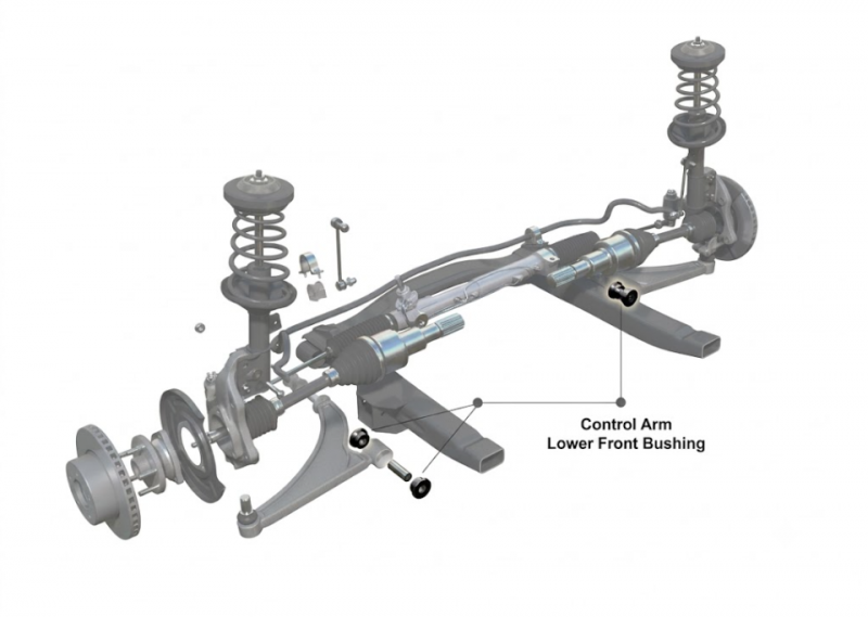 SUPERPRO Polyuréthane Silent Bloc Du Bras Suspension Avant SUBARU IMPREZA WRX et STI 2001-2007