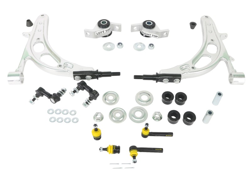 WHITELINE Kit Complet Triangle Bras Suspension Aluminium Renforcé Avec Biellettes Et Rotules Renforcées Pour Les SUBARU IMPREZA WRX Et STI 2001-2007