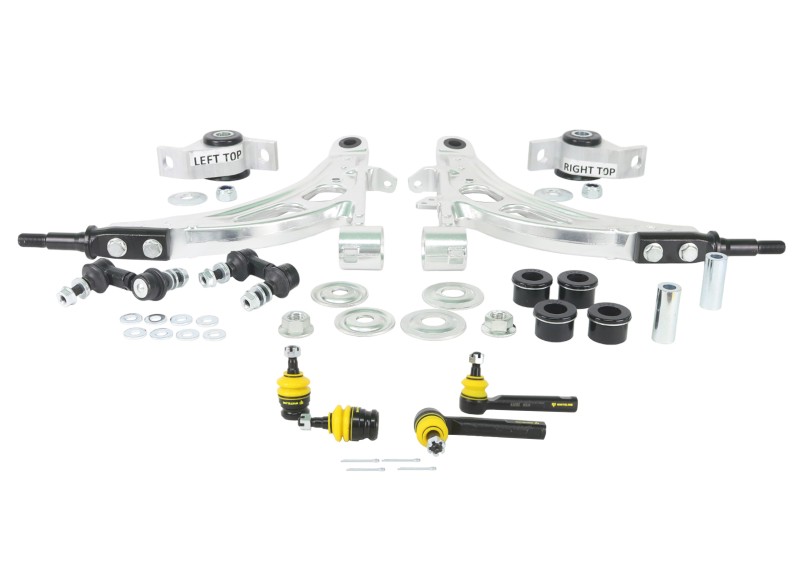 WHITELINE Kit Complet Triangle Bras Suspension Aluminium Renforcé Avec Biellettes Et Rotules Renforcées Pour Les SUBARU IMPREZA WRX Et STI 2001-2007