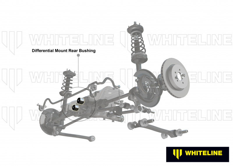WHITELINE Kit Silent Bloc Polyuréthane Renforcé De Pont Différentiel Arrière SUBARU IMPREZA GT 1993-2000 Et P1 2001