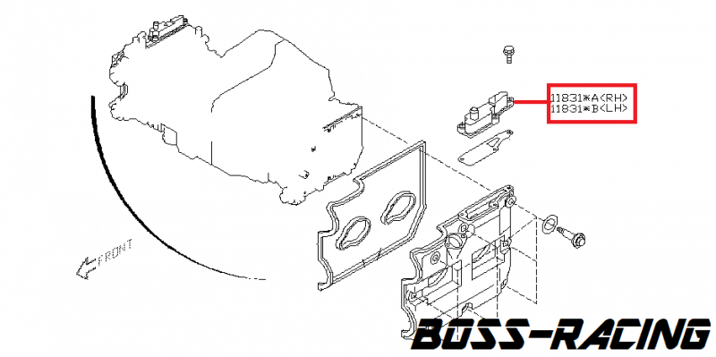 SUBARU Carter Reniflard De Culasse IMPREZA GT 1999-2000 WRX 2001-2005