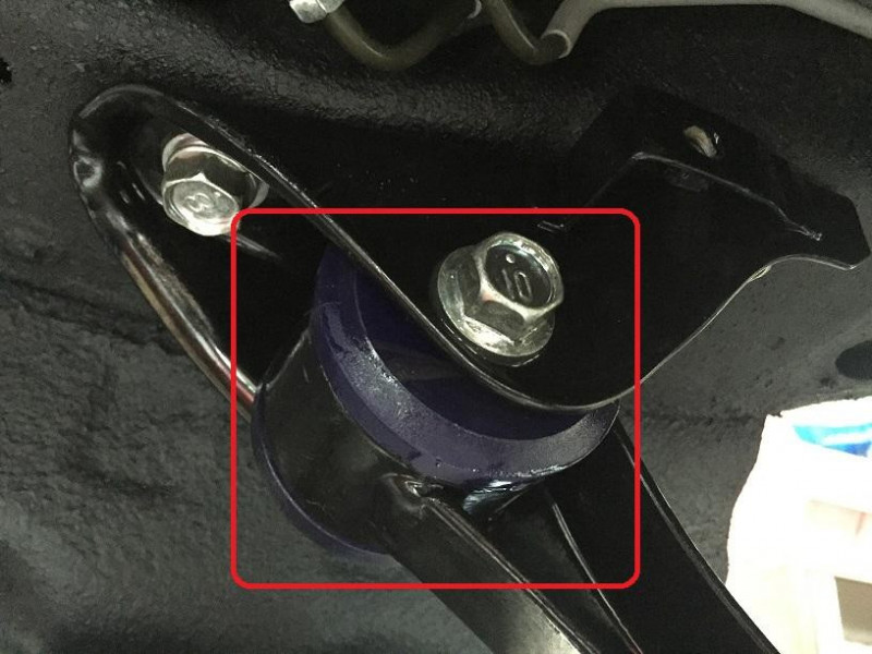 SUPERPRO Kit Silent Bloc Polyuréthane Tirant Arrière Supérieur Longitudinal SUBARU IMPREZA GT 1993-2000 WRX / STI 2001-2007