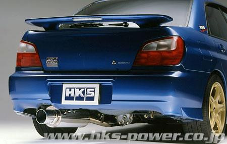 HKS HI-POWER SILENT Ligne Échappement SUBARU IMPREZA WRX Et STI 2001-2007