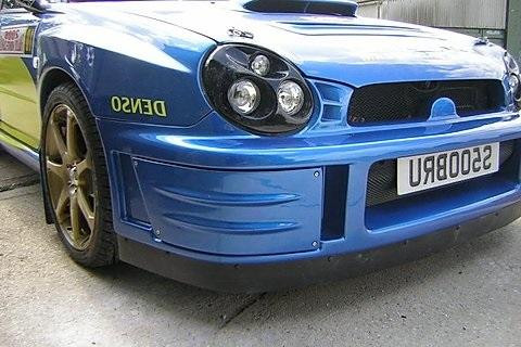 PARE CHOC AVANT STYLE WRC PRODRIVE POUR SUBARU IMPREZA WRX et STI 2001-2002