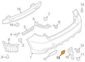 SUBARU Cache Crochet De Remorquage IMPREZA 2.0TD et WRX et STI 2008-2015
